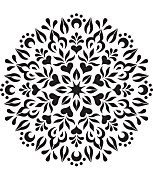 Šablóna Mandala lásky